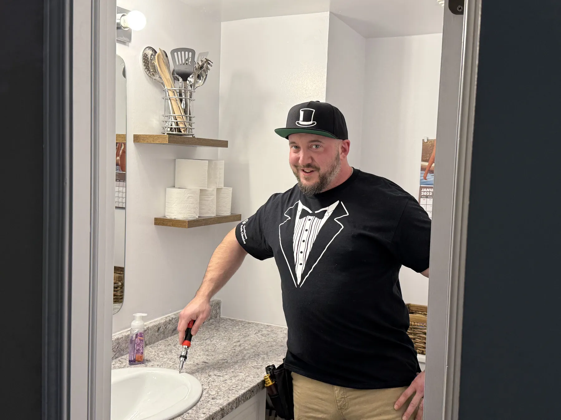 Ottawa Branded Plumber Bathroom Service Customer Home