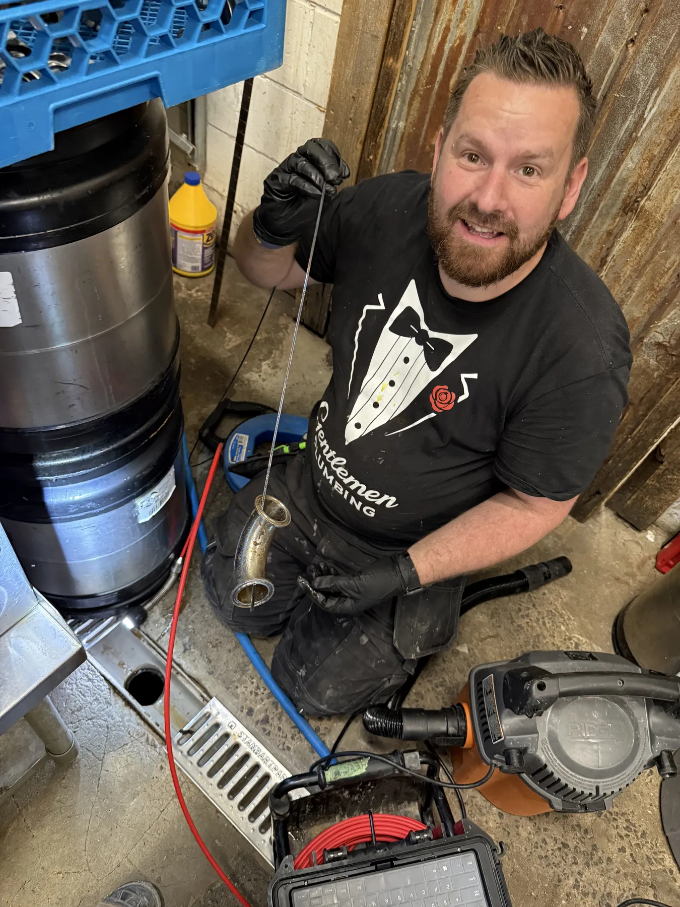 Ottawa Brewery Floor Drain Obstruction Removal