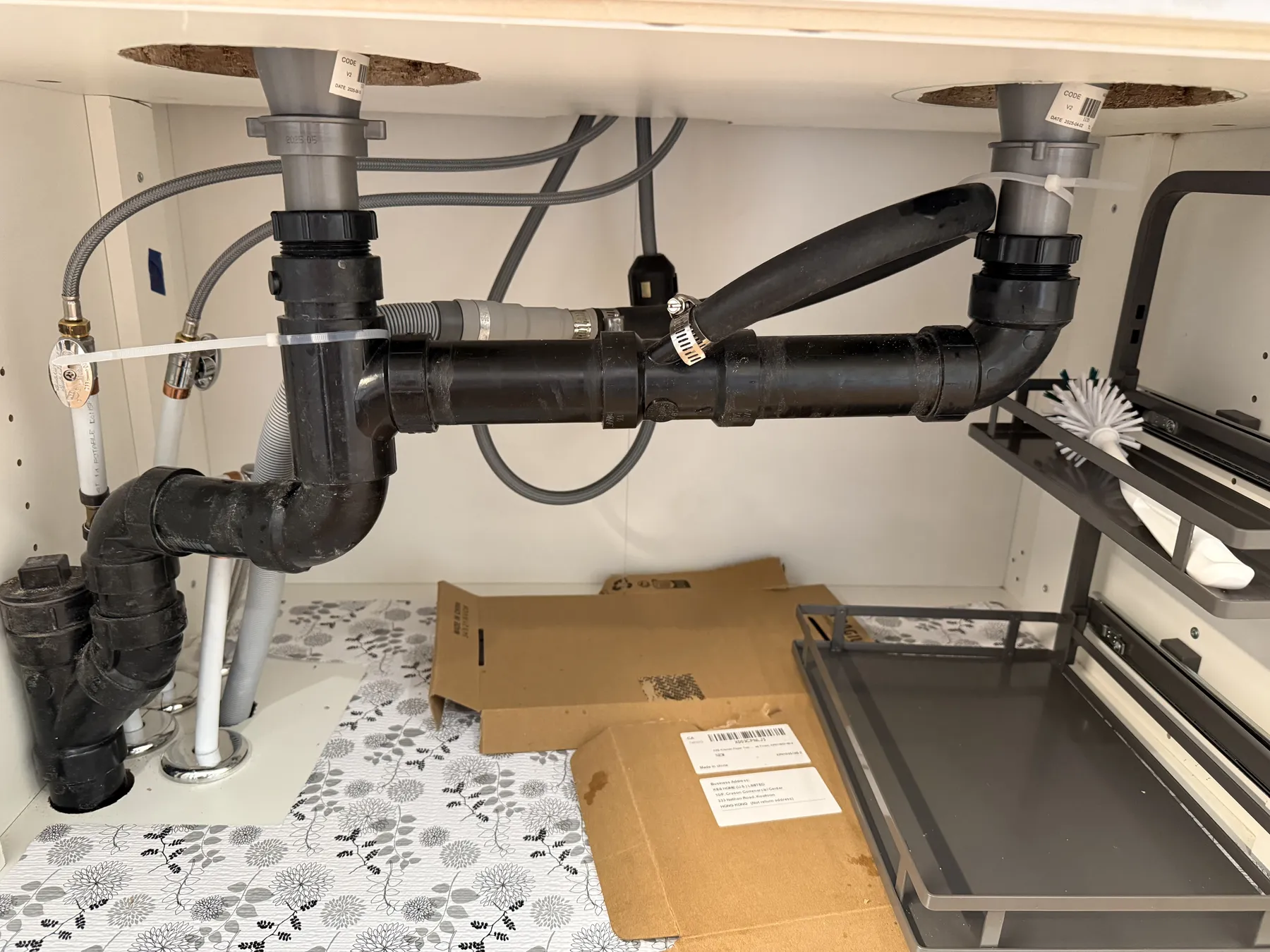 Ottawa Kitchen Sink ABS Drain And Dishwasher Plumbing