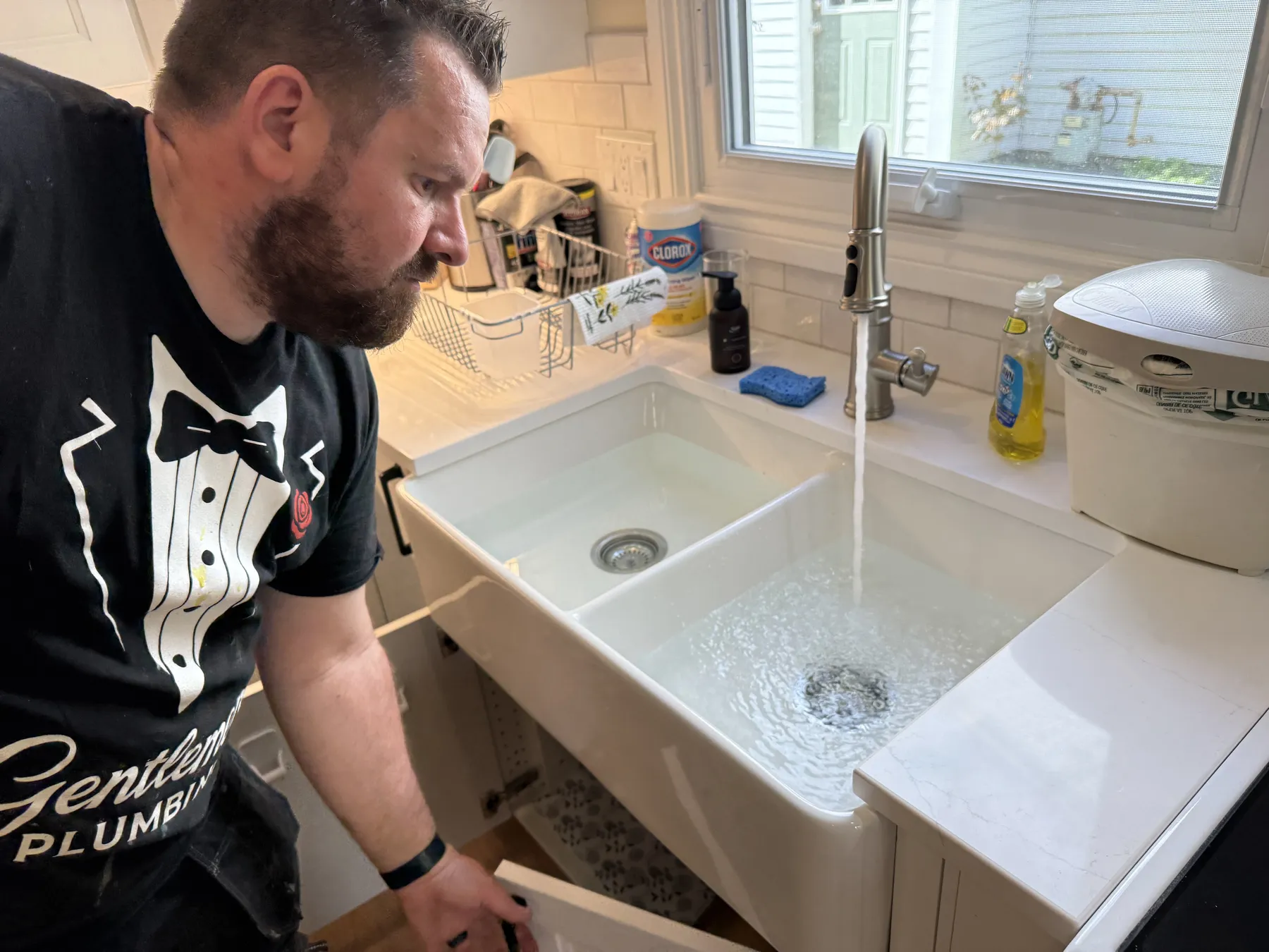 Ottawa Kitchen Sink Installation Water Flow Test