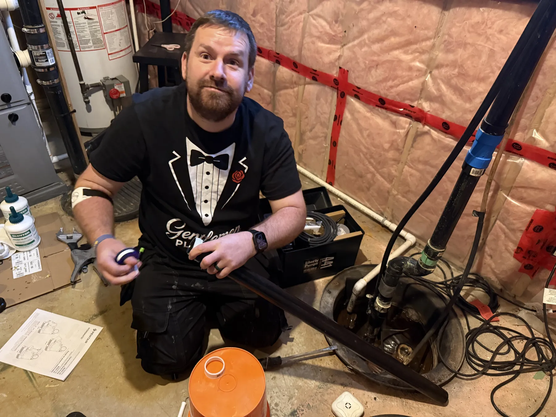 Ottawa Plumber Explaining Sump Pump Check Valve Part