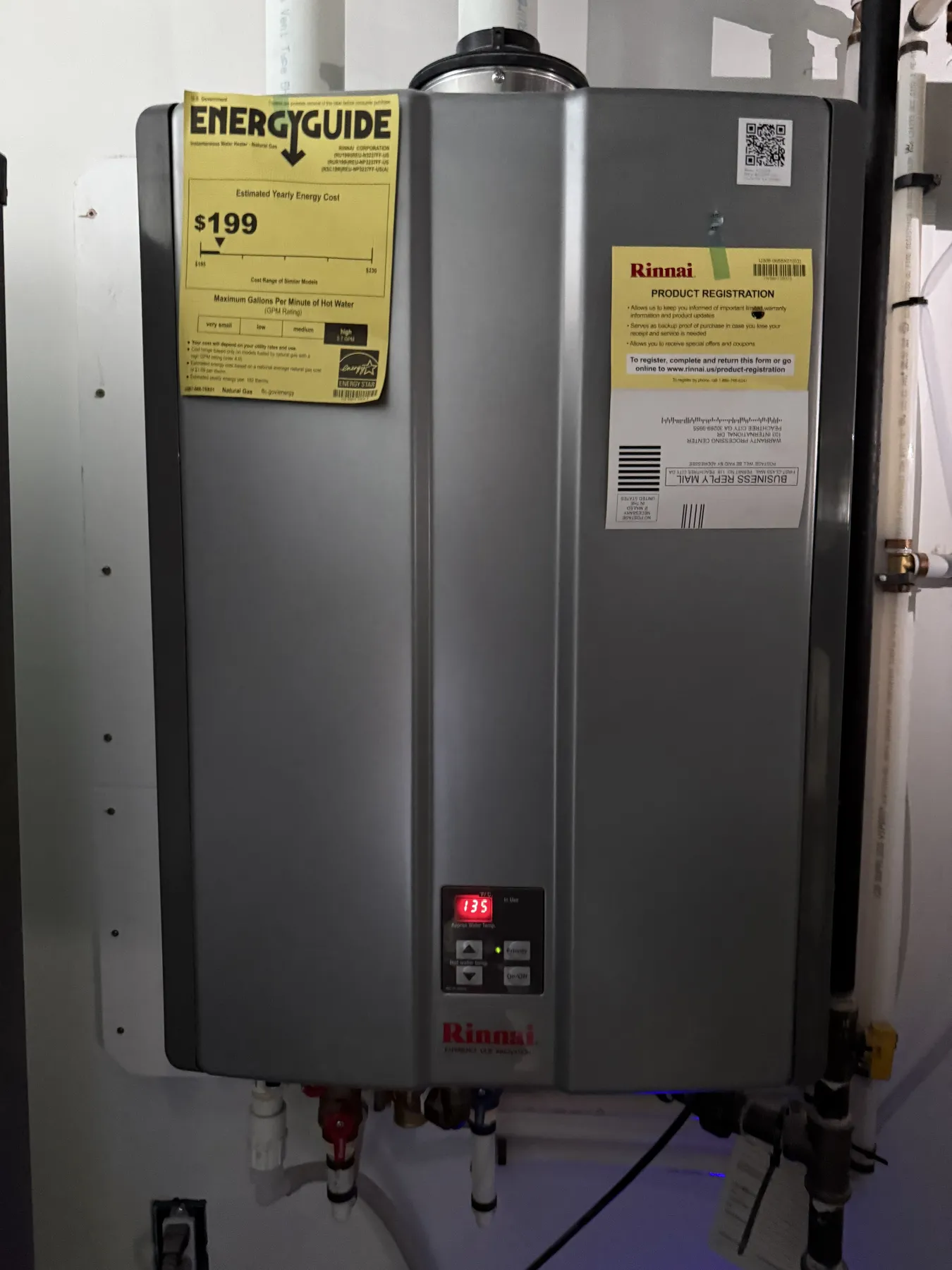 Ottawa Rinnai Tankless Water Heater Installation Front